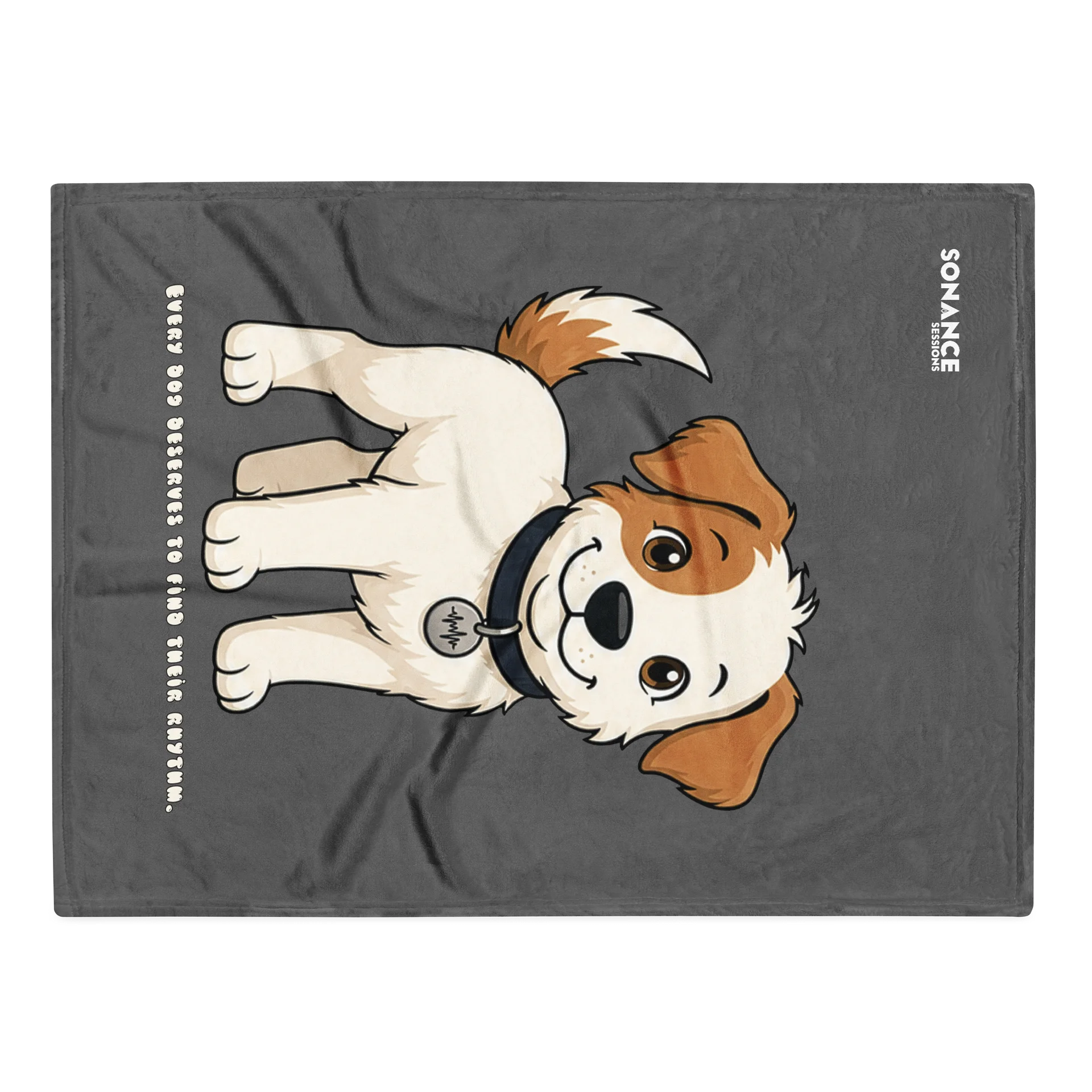 Sonance Dog Throw Blanket (Stand) Zambezi Grey product image (1)