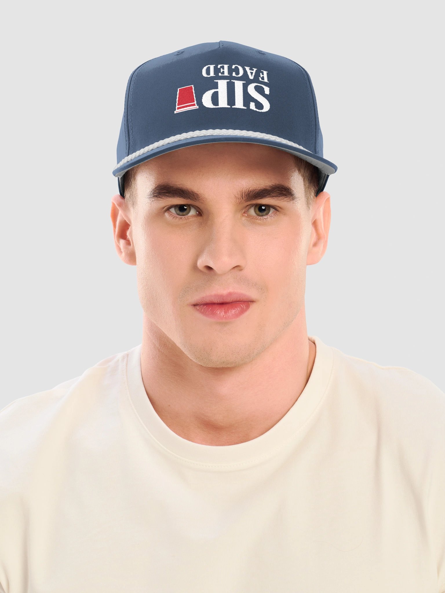 Sip Faced Upside-Down Rope Hat product image (5)