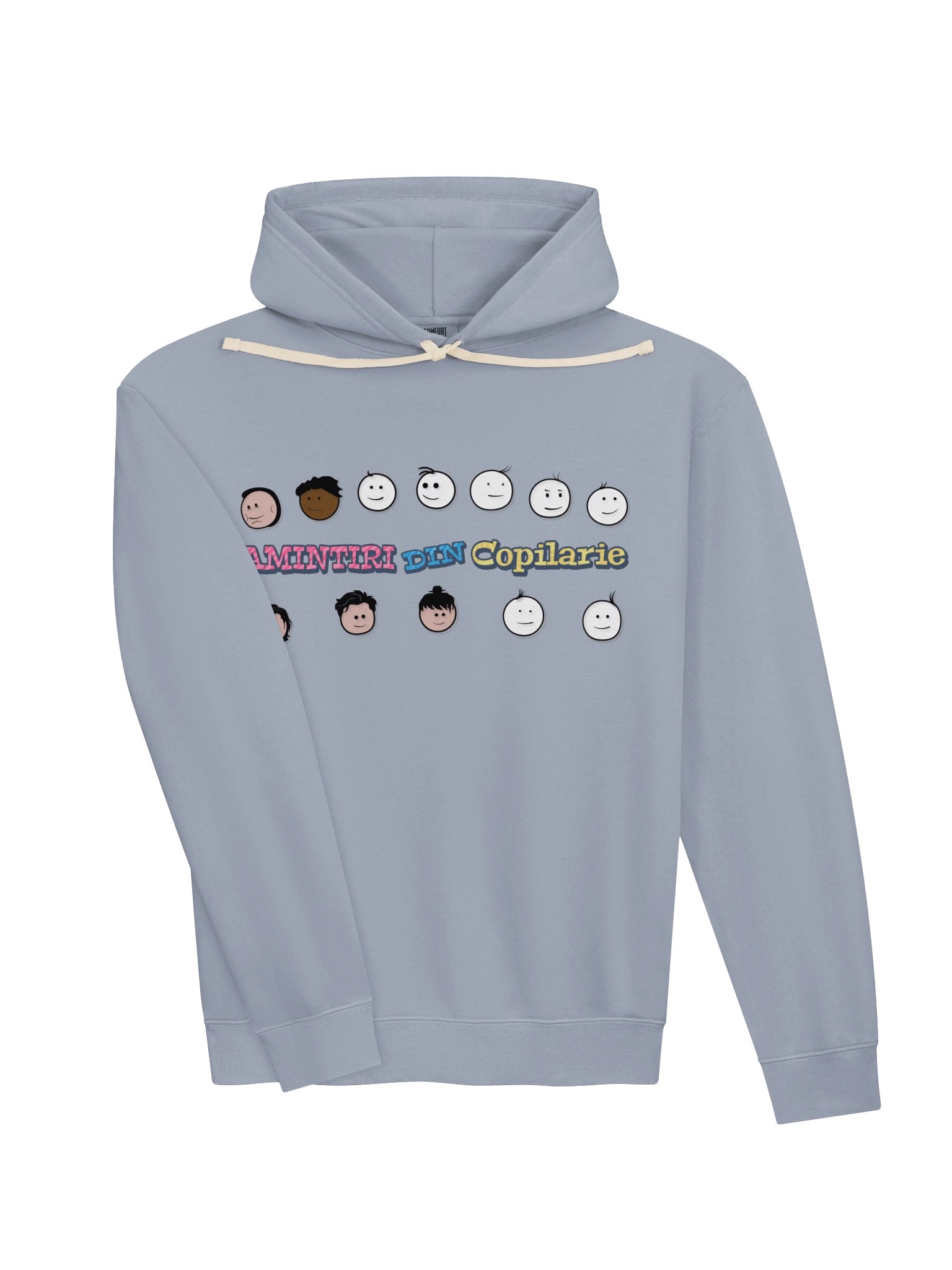 🧥 Hanorac Albastru Jean Bărbați „Amintiri Din Copilărie” – Personajele product image (3)