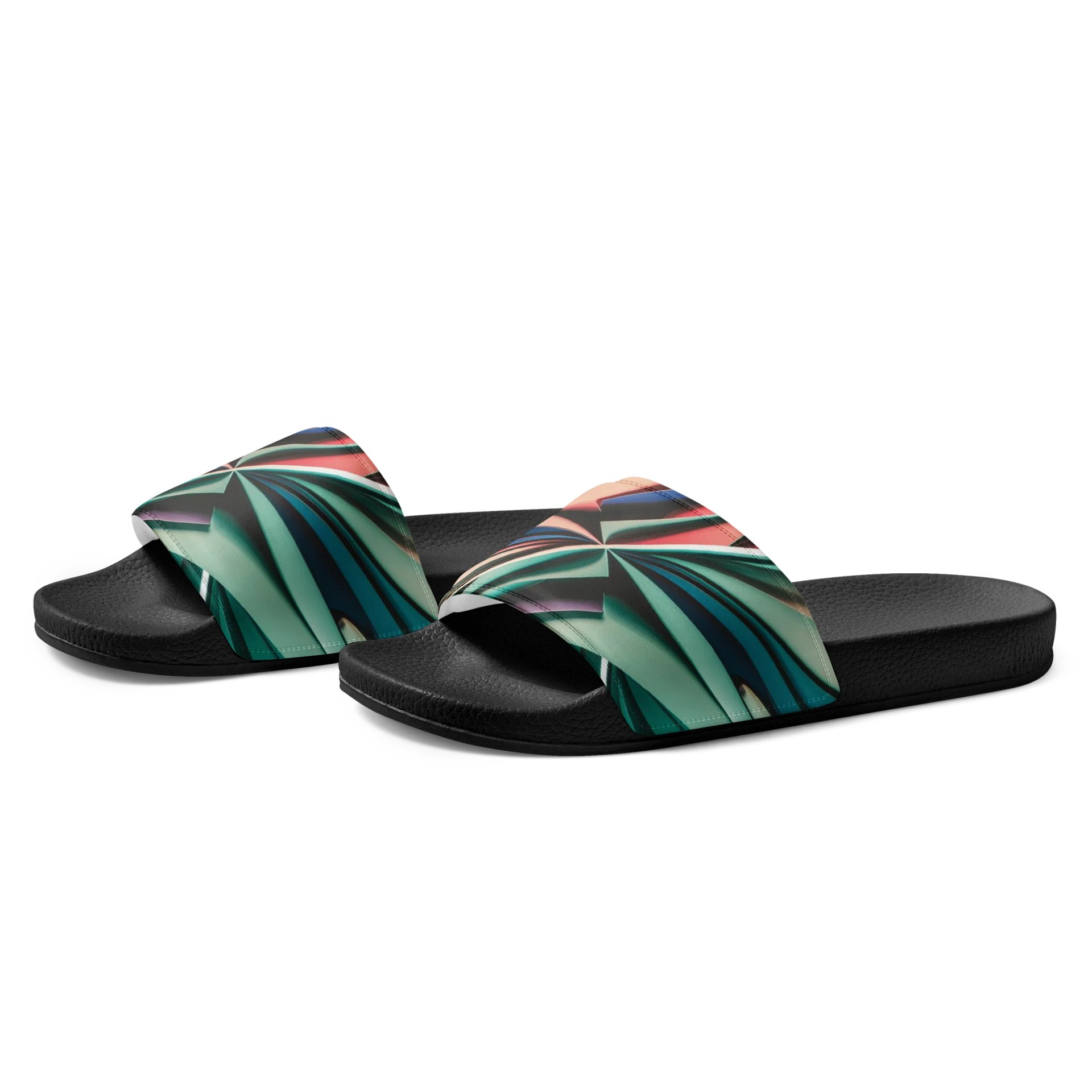 Graphic Grove Women's Slides: Abstract Colourful Designs for Ultimate Beach and Pool Comfort product image (2)
