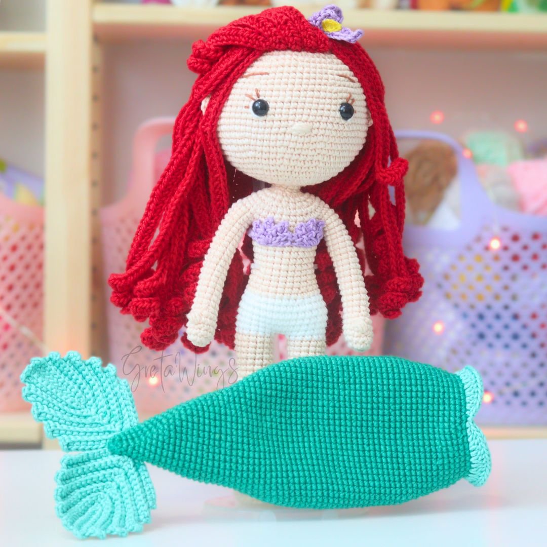 Paquete de Patrones de Ariel Amigurumi – Tres Diseños (Descarga Digital) product image (3)