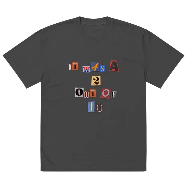 Wouldn't Recommend Oversized T-Shirt product image (2)