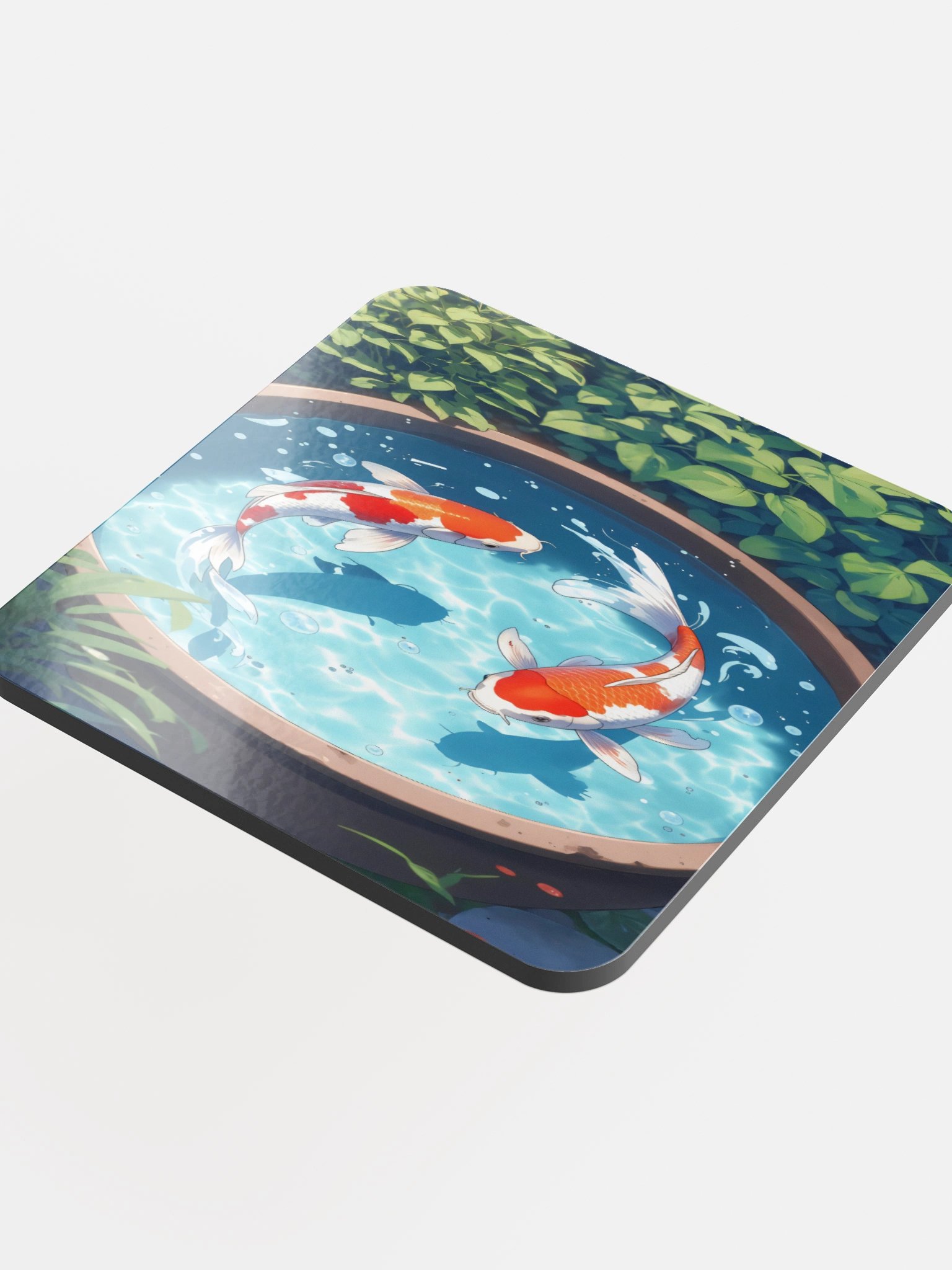 Zen Koi Pond - Cork Coaster product image (4)