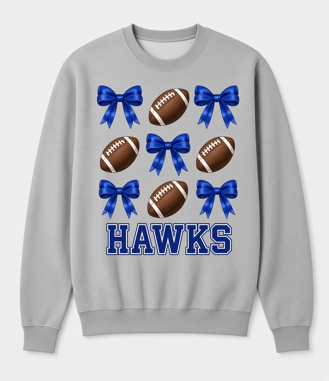 Bows and Footballs Sweatshirt product image (2)