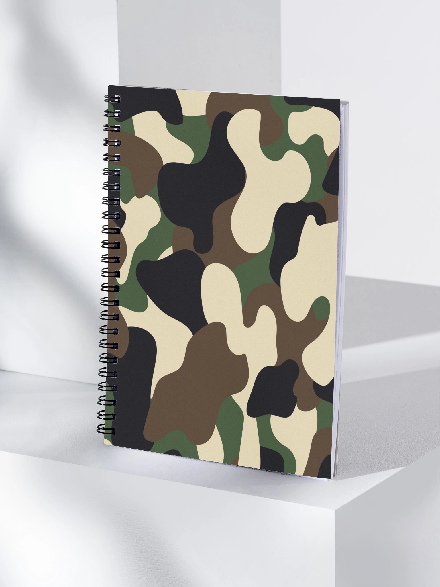 Camo Flow Spiral Notebook product image (4)
