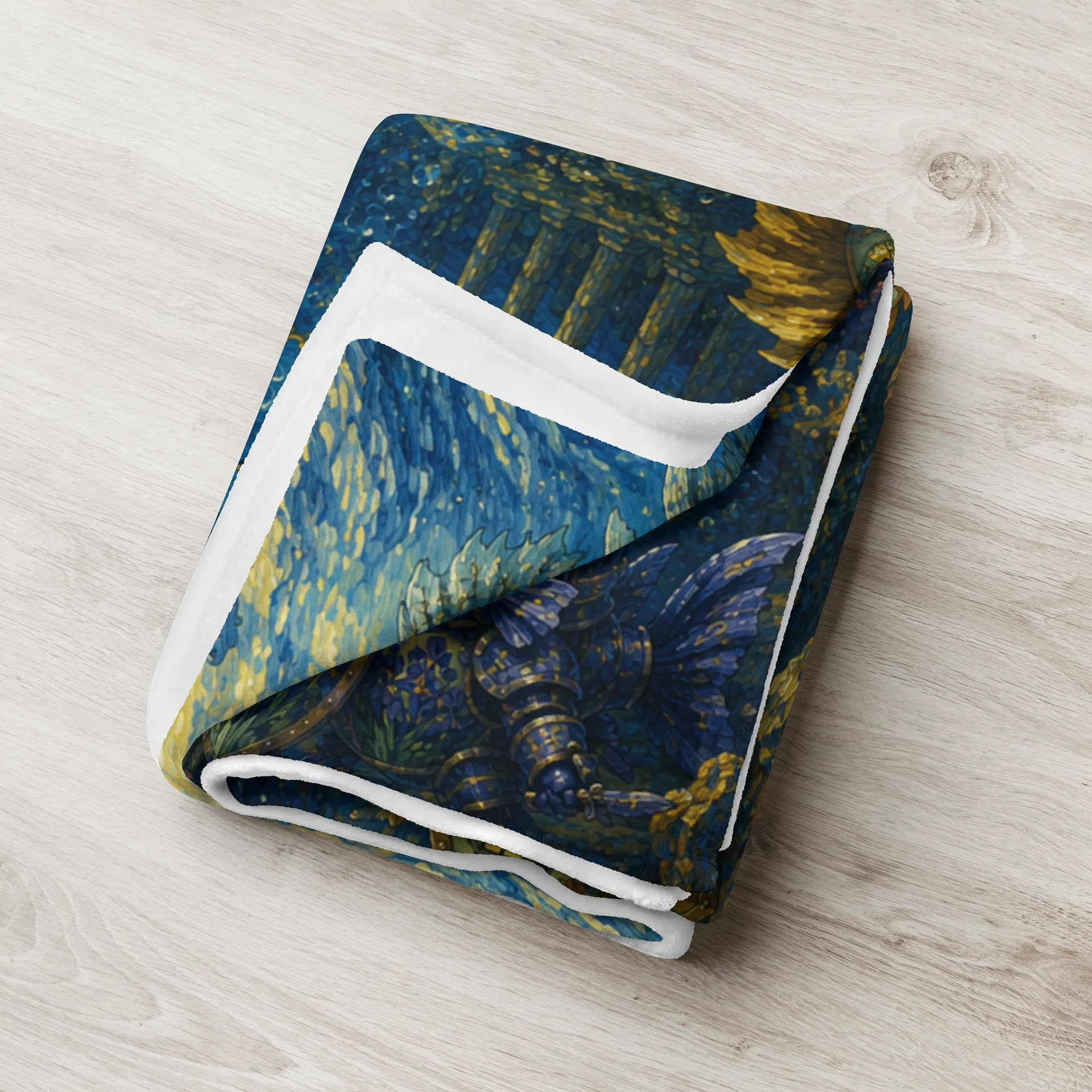 Van Gogh Fishies Throw Blanket product image (8)