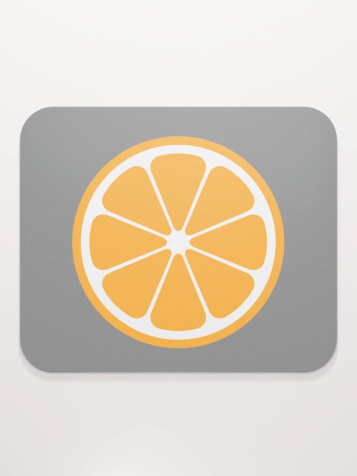 MIKAN Mouse Pad (Orange × Gray) product image (2)