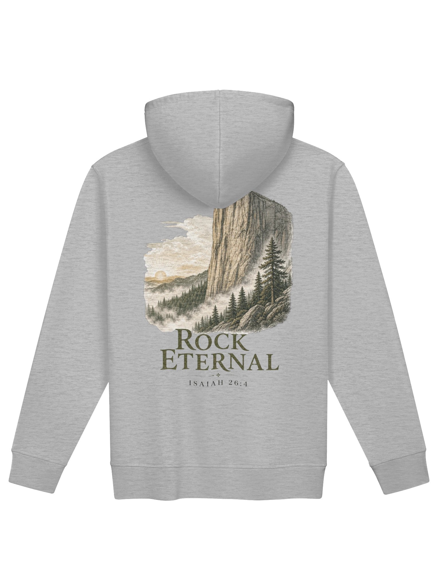 Isaiah 26:4 Lord Is the Rock Eternal Christian Hoodie product image (1)
