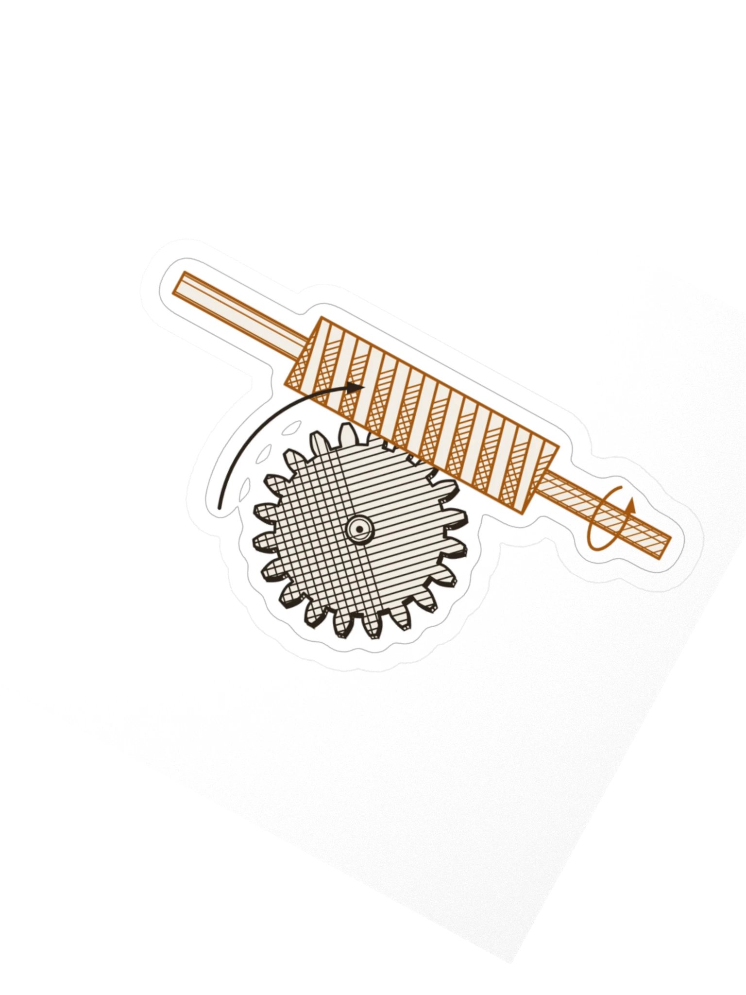 Worm gear sticker · MOTION 16 product image (2)