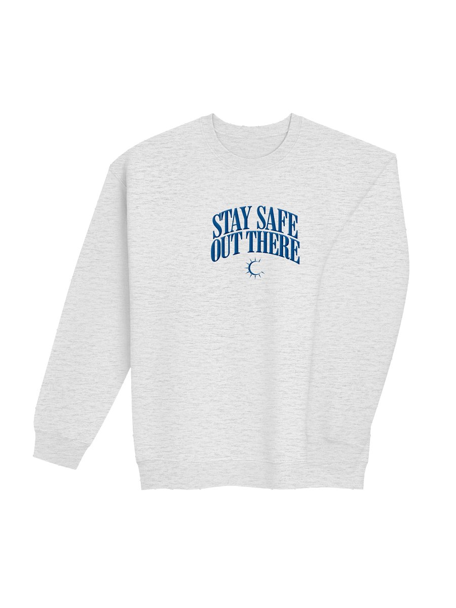Stay Safe Embroidered Crewneck product image (16)