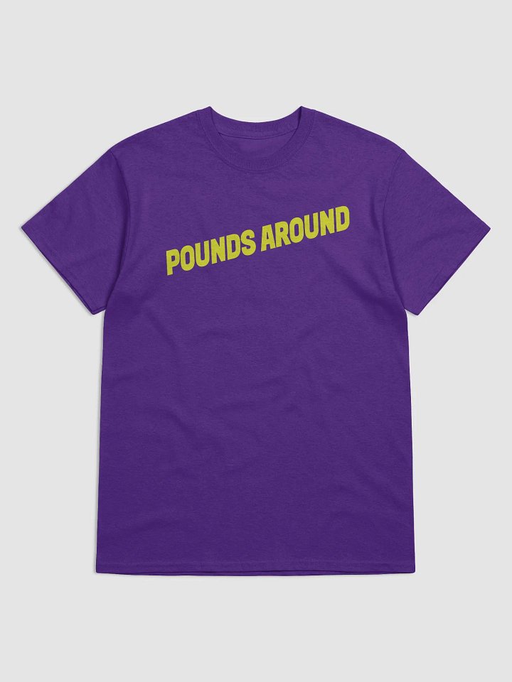 POUNDS AROUND PURPLE AND YELLOW SHIRT product image (1)