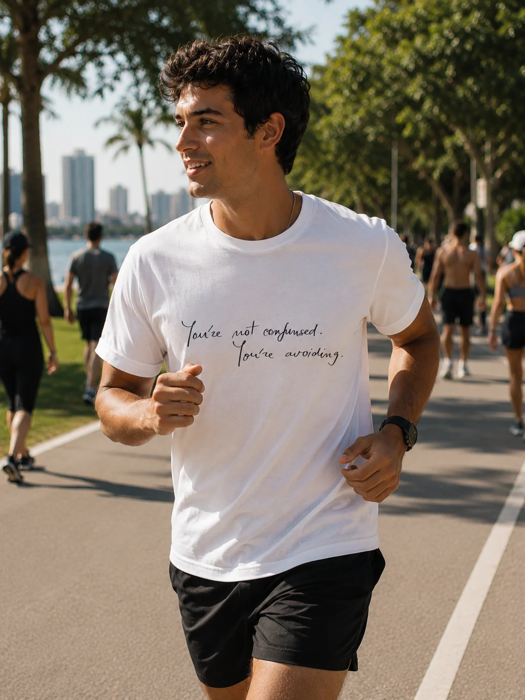 Self Awareness Shirt Handwritten Quote Tee Personal Growth Gift For Her Mindful Inspirational Shirt product image (3)