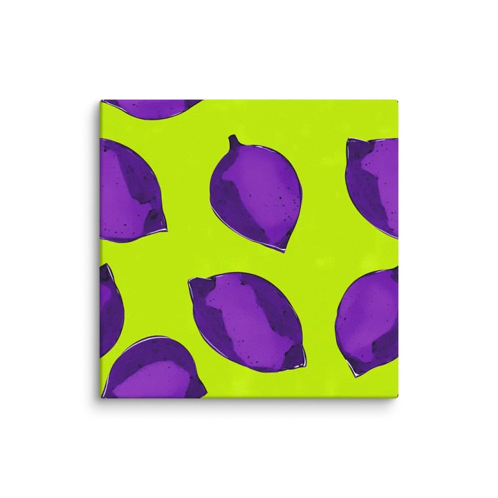 Purple Lemon Canvas Art product image (1)