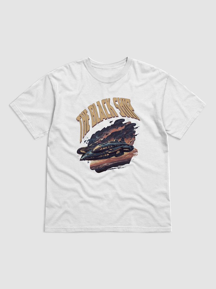 The Black Ship - Comfort Colors Garment-Dyed Heavyweight T-Shirt - Vintage Space Graphic T-Shirt product image (4)