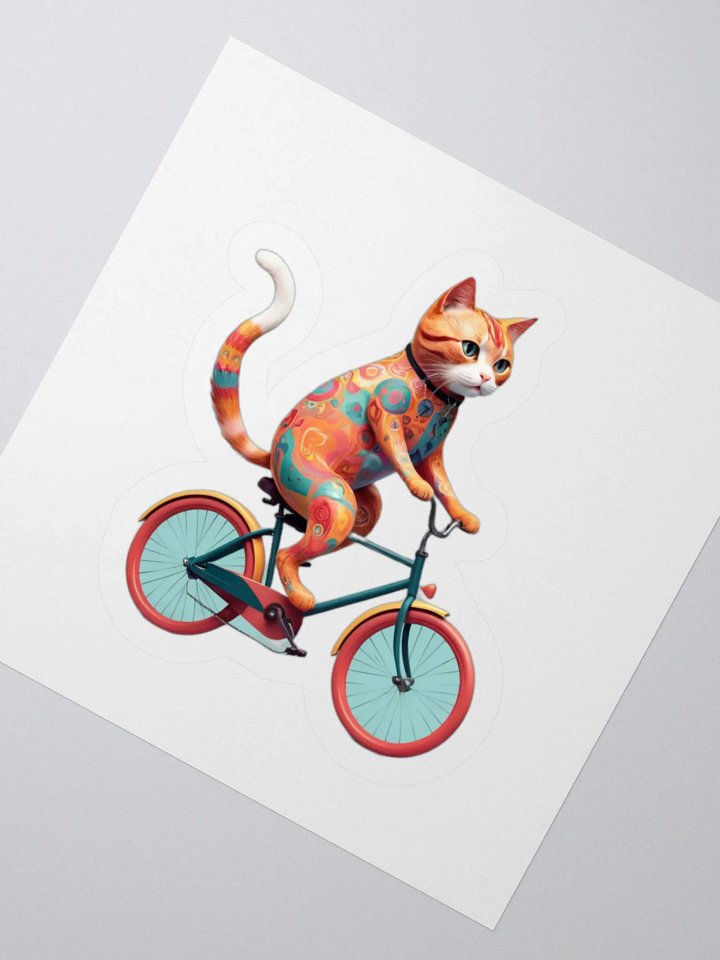 Abstract Cats Riding A Bike product image (4)
