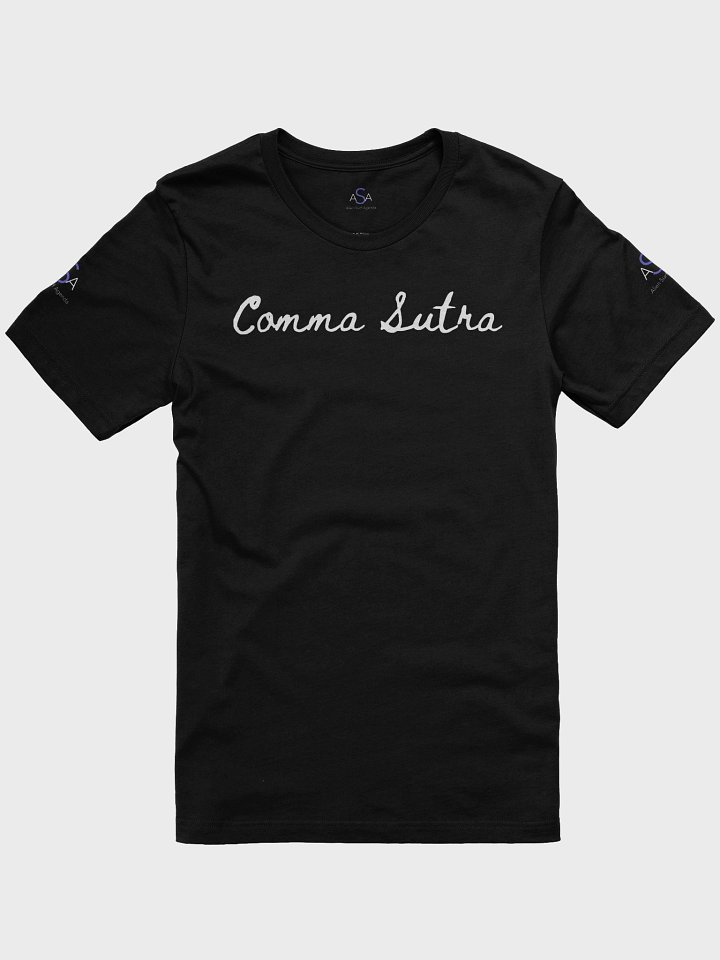 Comma Sutra (Black/Ladies) Tee product image (2)