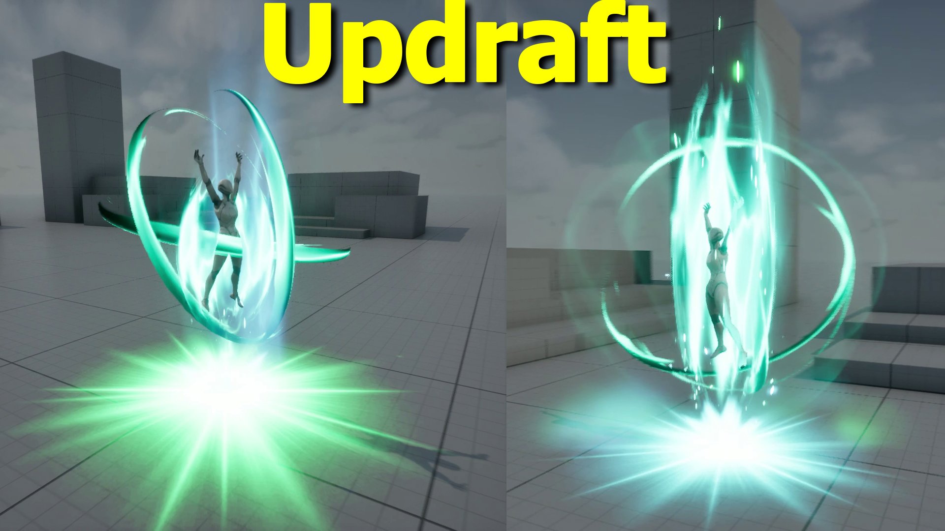 Updraft in Unreal Engine 5 Niagara product image (1)