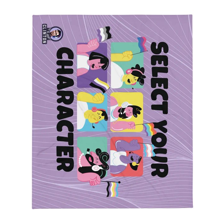 Select Your Character Blanket 1 product image (1)