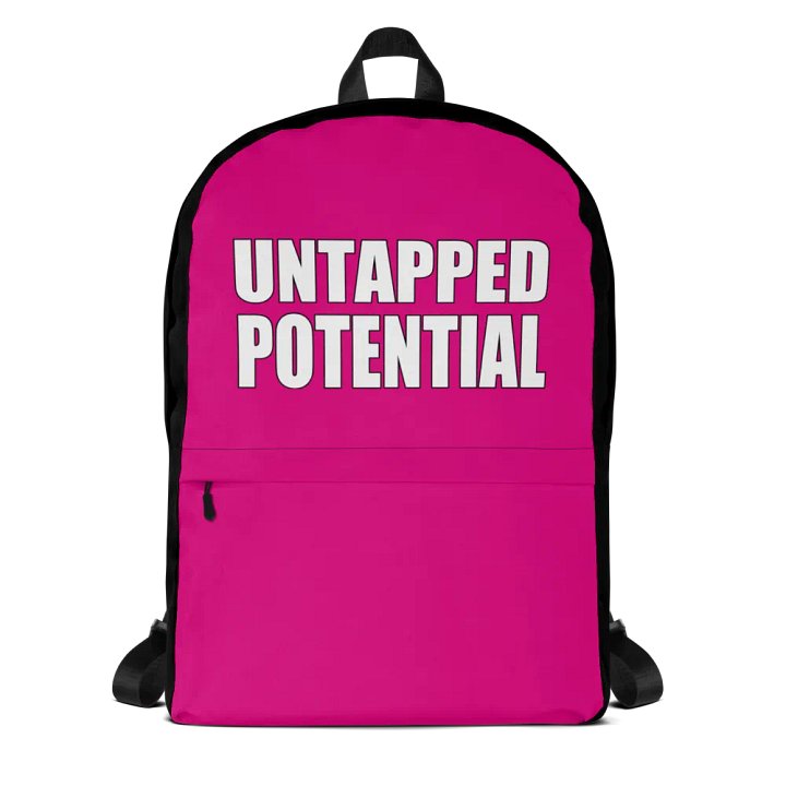 Untapped Potential Hot Pink Backpack product image (1)