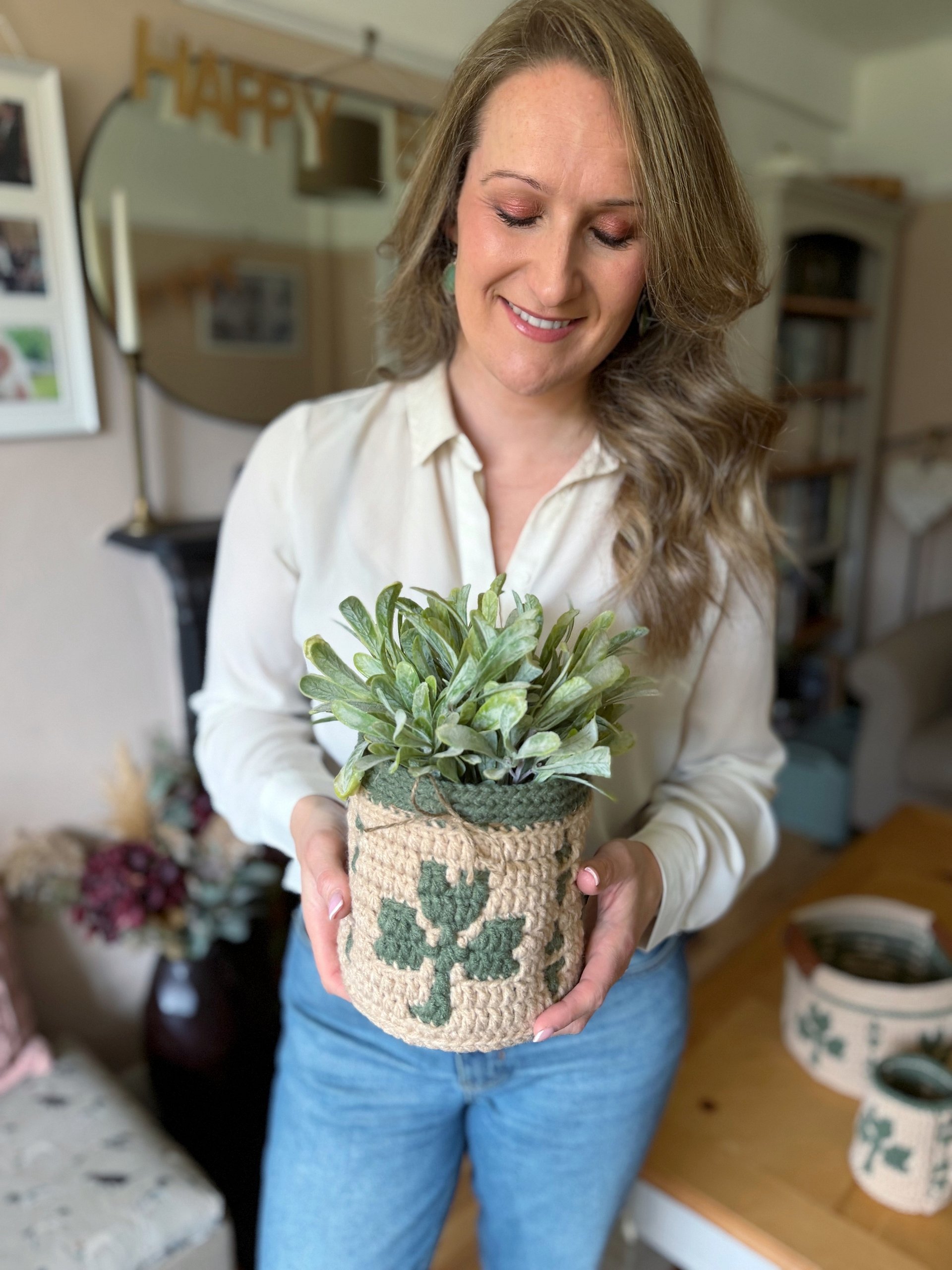 Shamrock Baskets Mosaic Crochet Pattern product image (7)