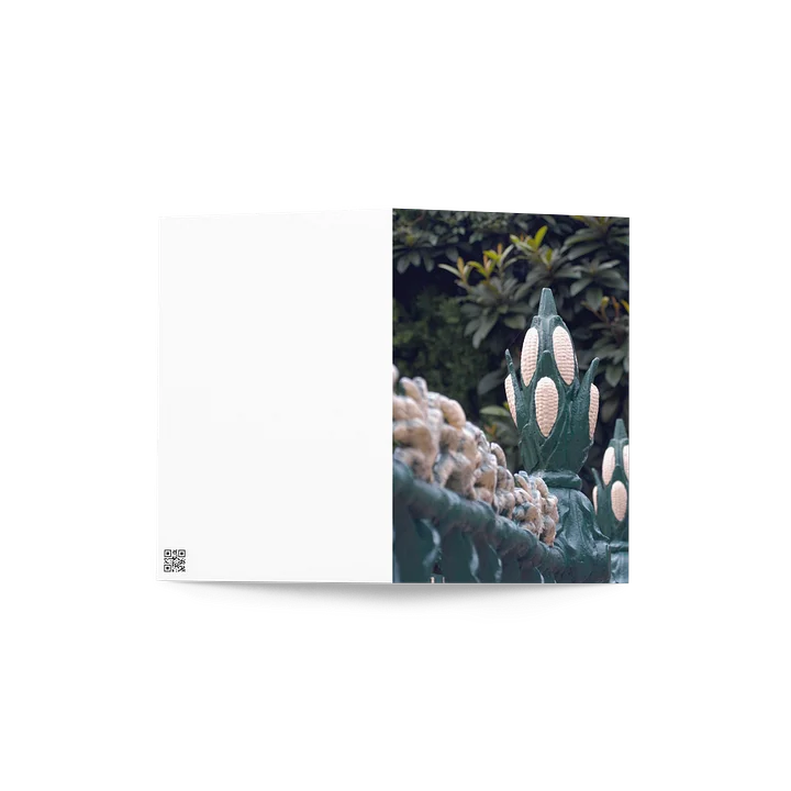 The Cornstalk Fence — New Orleans Greeting Card | The Indigo Hours | Casa de Karma Press product image (2)