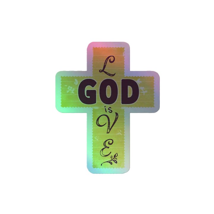 "God is Love" Sticker product image (2)