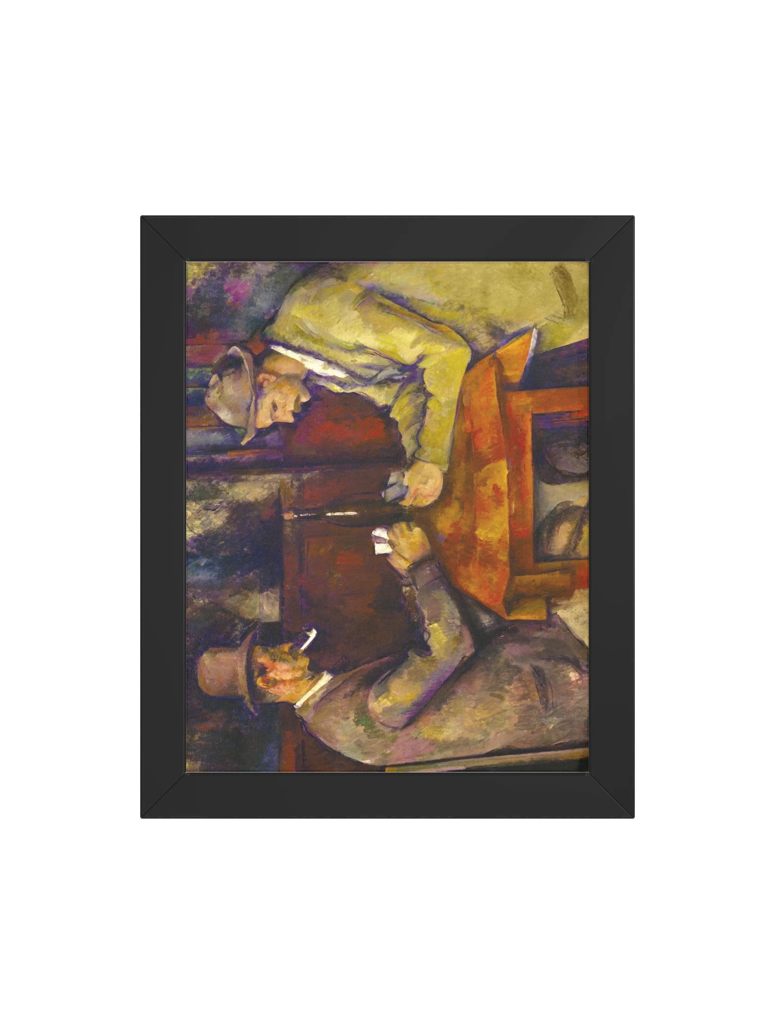 The Card Players — Small Framed Matte Poster product image (8)