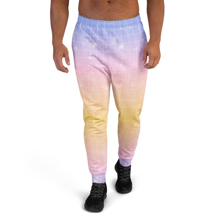 ImaginaryStory Grid Gradient Cozy Joggers product image (2)