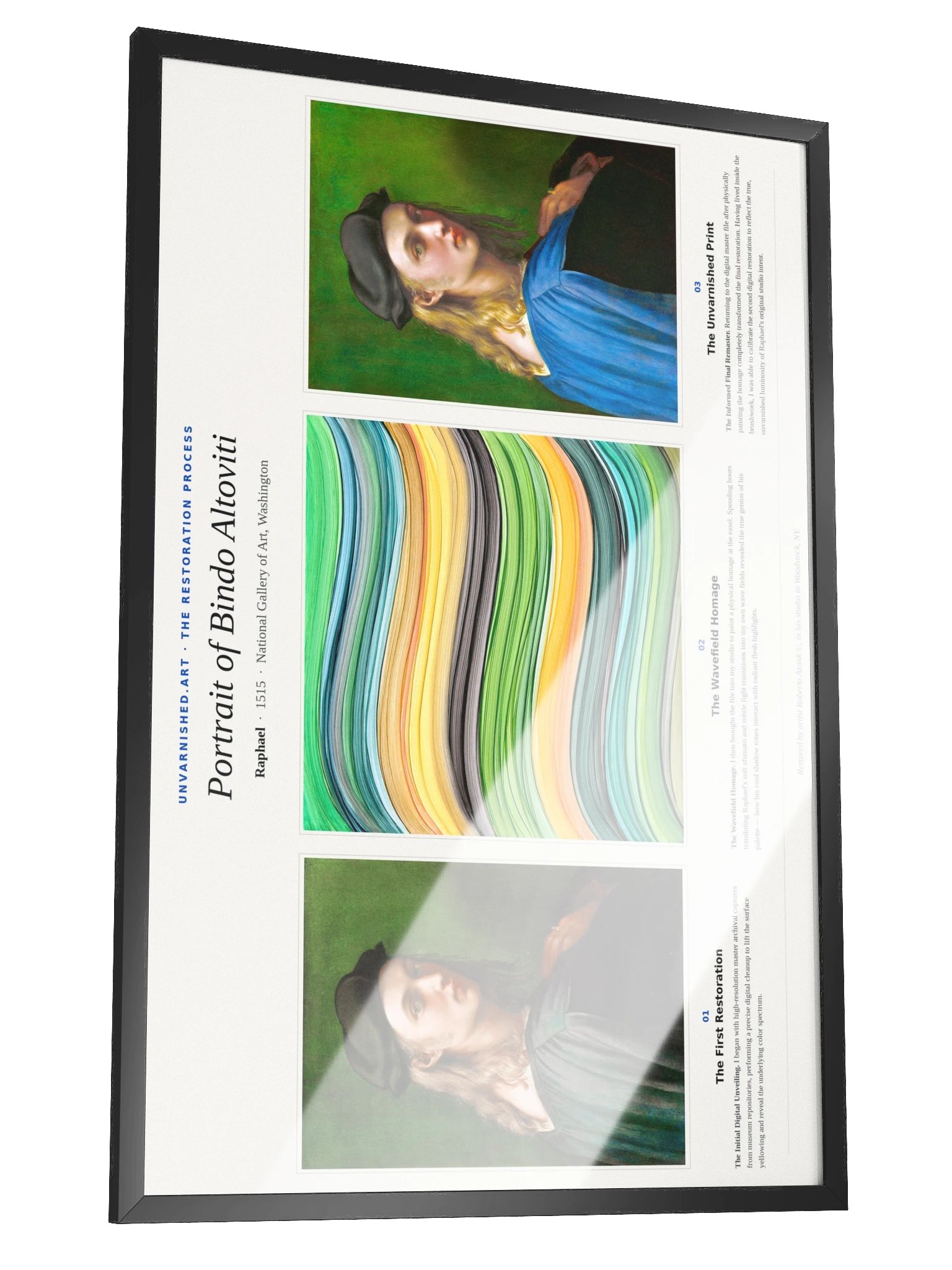 Portrait of Bindo Altoviti — Framed Process Poster product image (2)