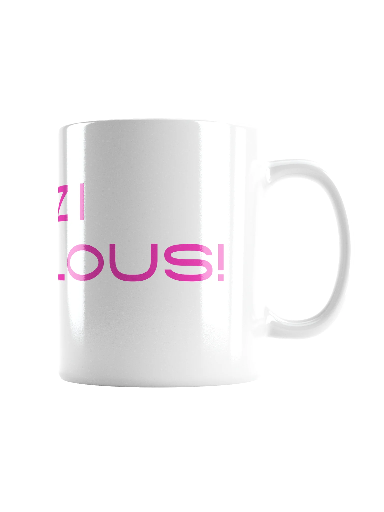 Izzi Fabulous! - White Mug with pink letters product image (3)
