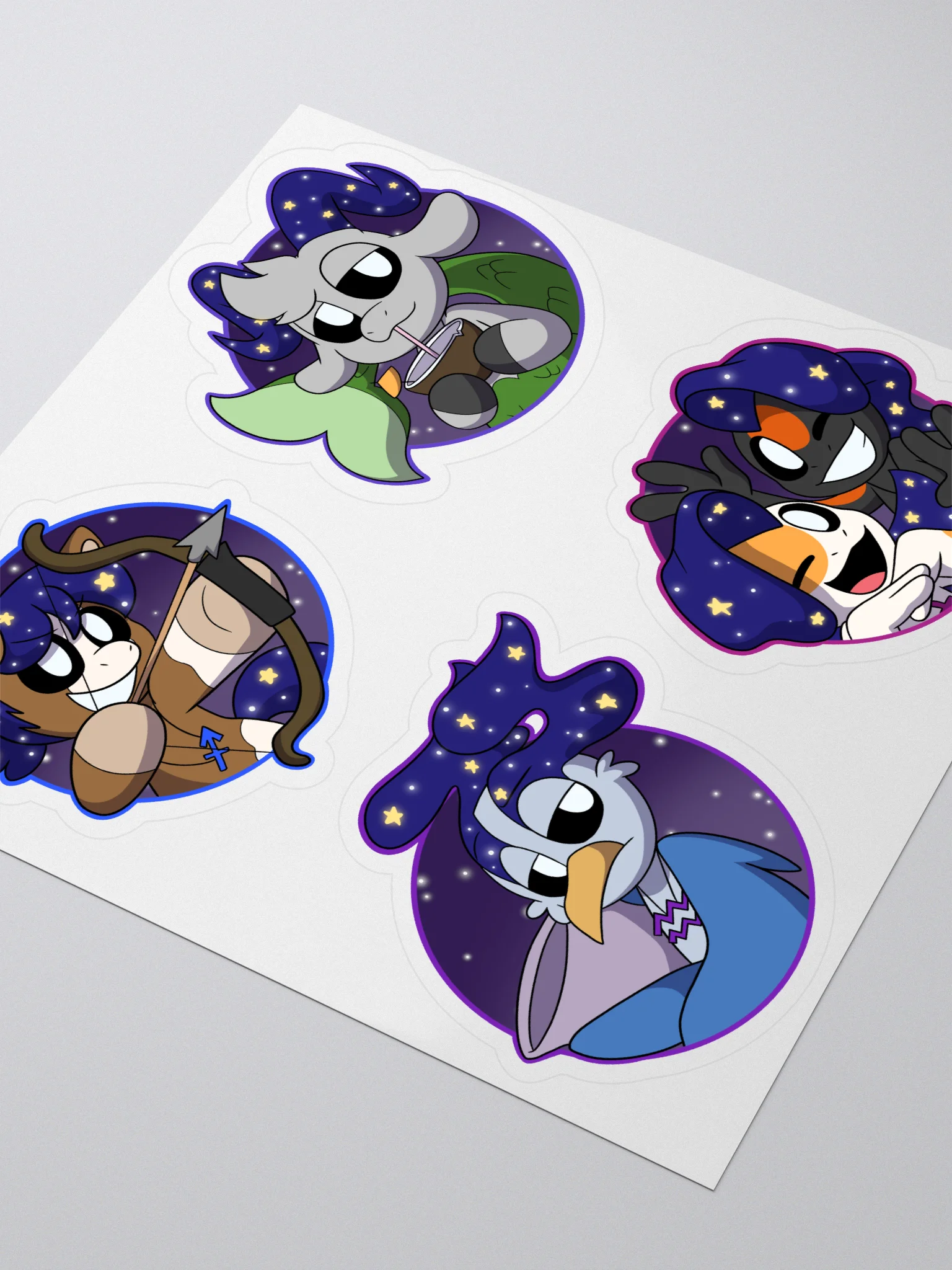 Zodiac Critters Sticker Set 3 product image (3)