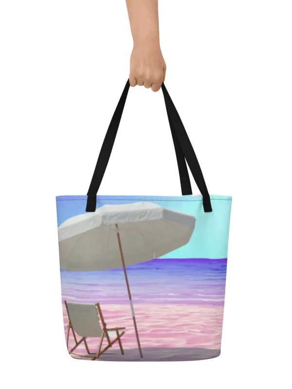Lana Solos - Holiday All-Over Print Large Tote Bag w/ Pocket product image (2)