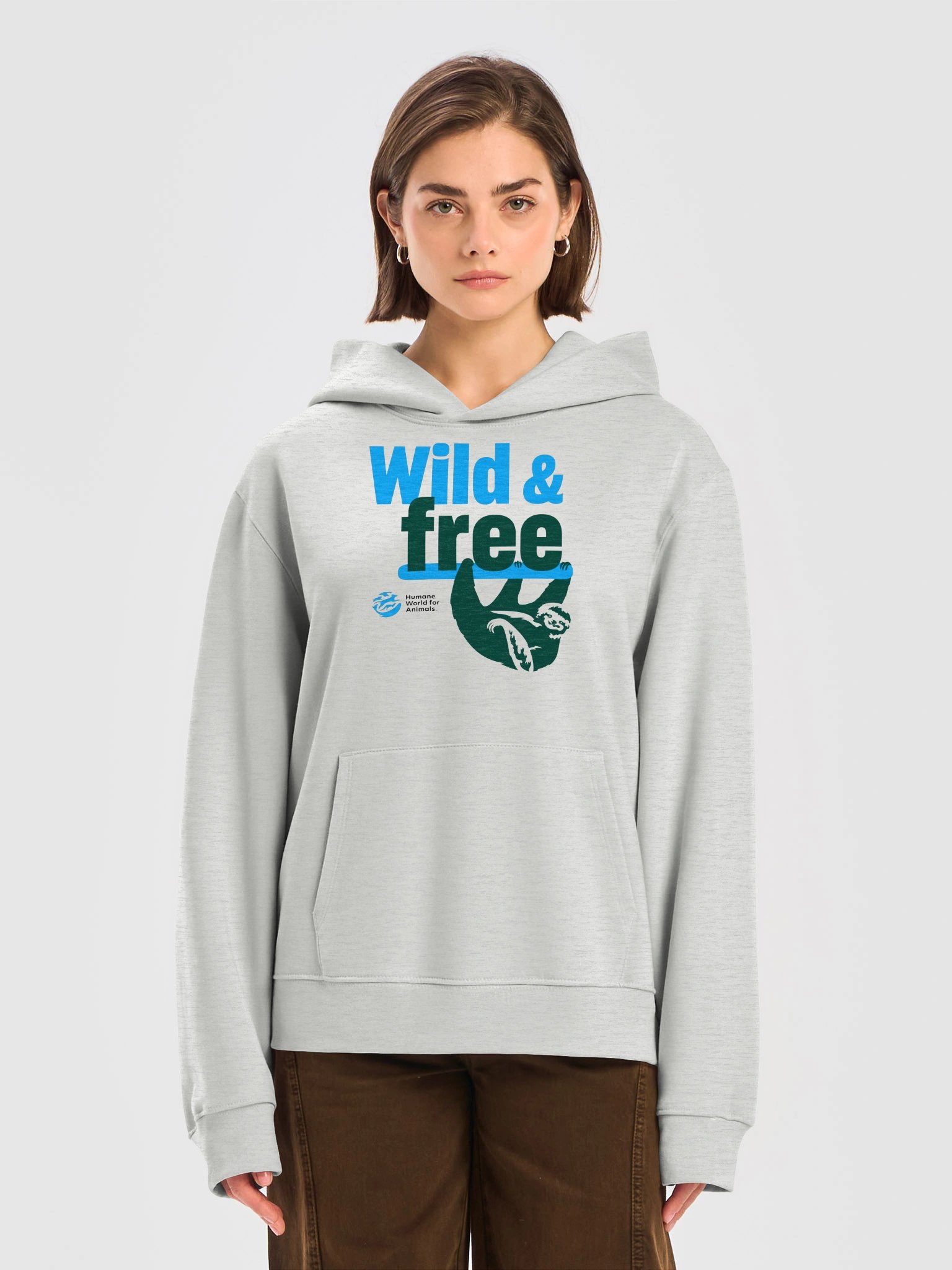Wild & free - Sloth - Hoodie product image (5)