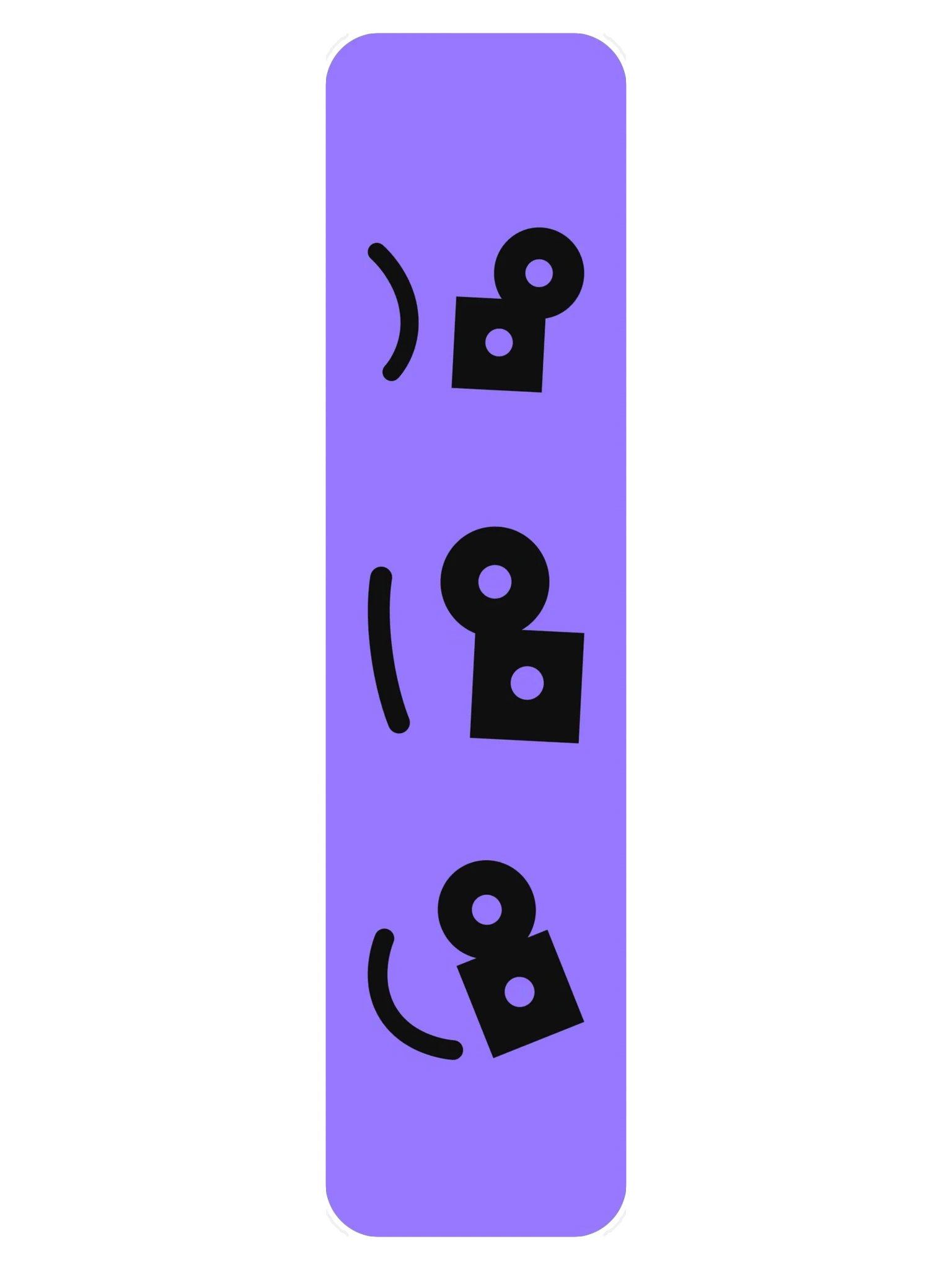 Mascot strip, three moods product image (3)