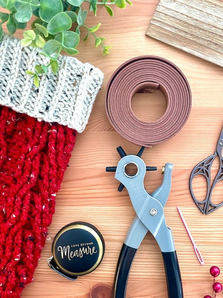 Cable Twist Crochet Christmas Stocking Pattern | Instant PDF download with Chart and Photo Tutorial product image (10)
