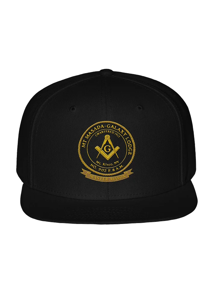 MMG Master Mason Embroidered Logo Wool Blend Snapback Cap product image (1)