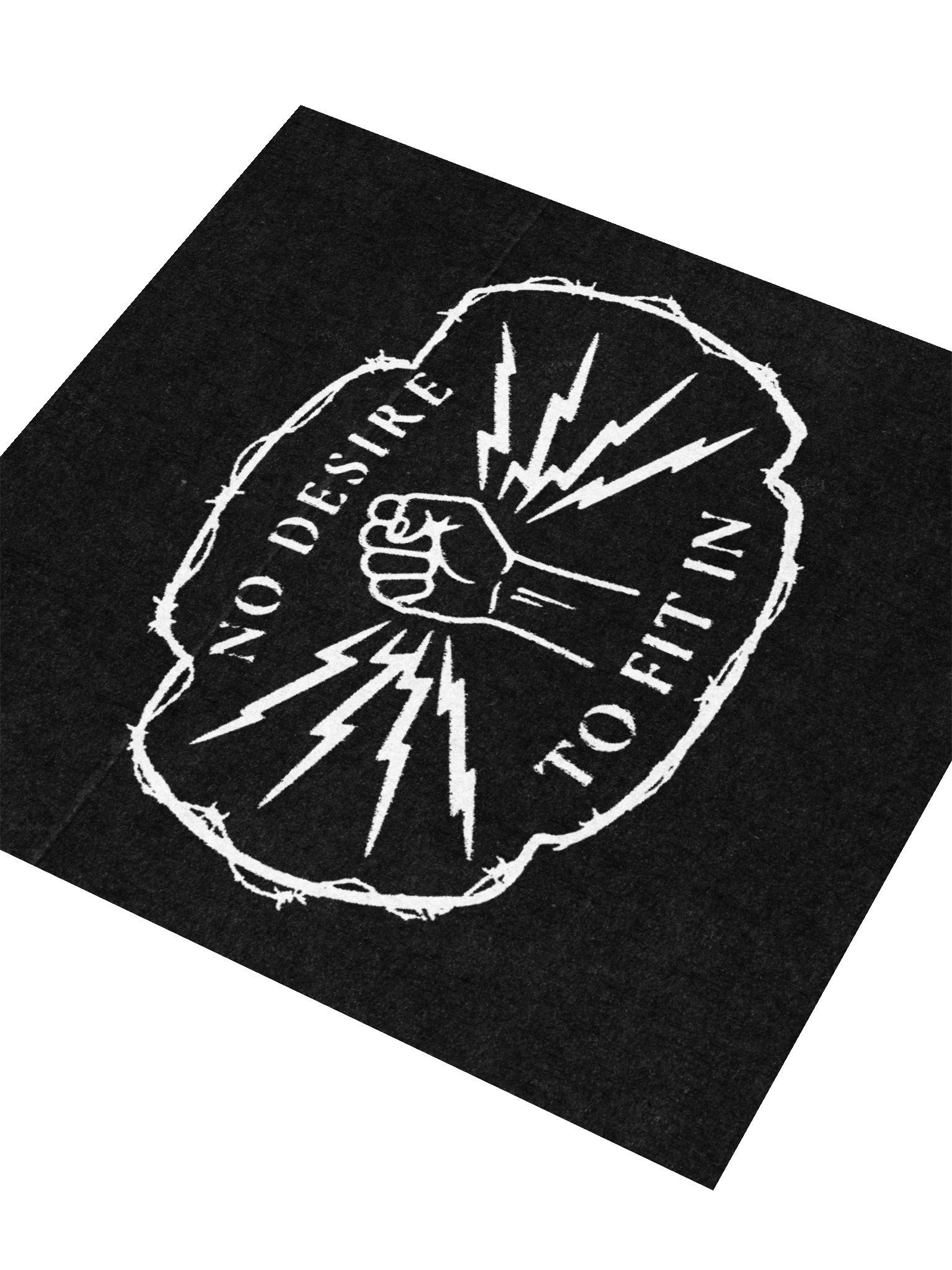 "NO DESIRE TO FIT IN" LOGO STICKER product image (7)