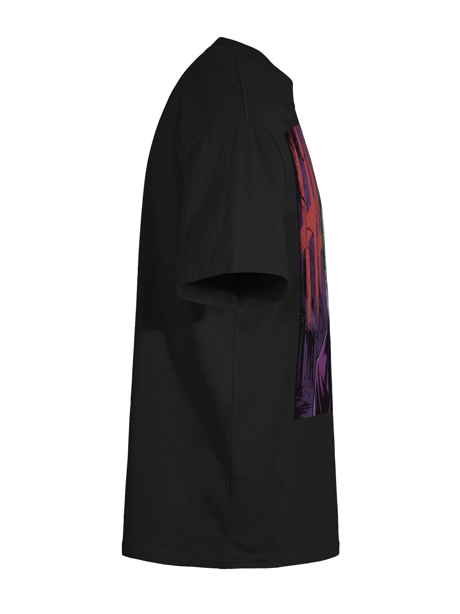 Joker 'HAHAHA' Shadowed Cackle Oversized Faded T-Shirt product image (11)