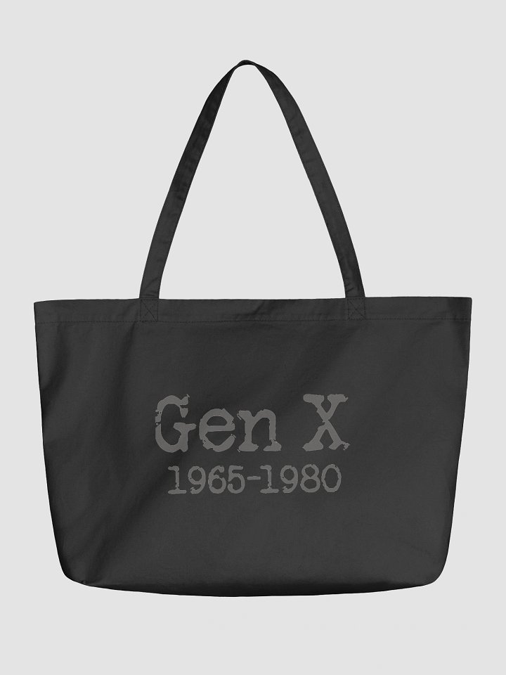Gen-X 1965-1980 Organic Cotton Tote product image (2)