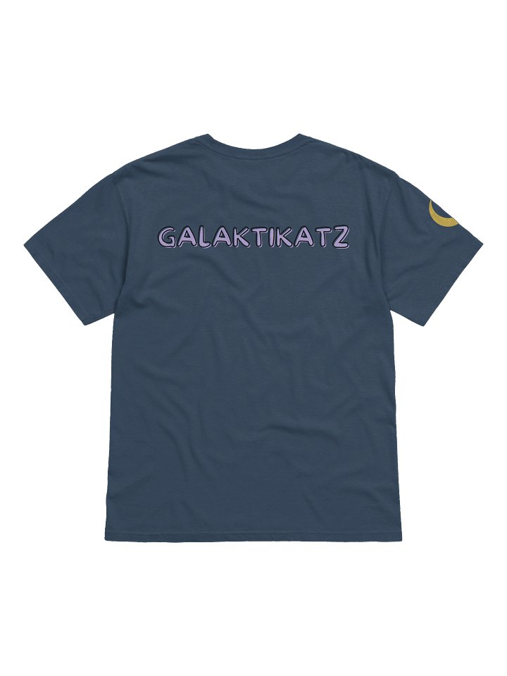 Sleepy Space Kitty Heavyweight Cotton T-Shirt product image (14)