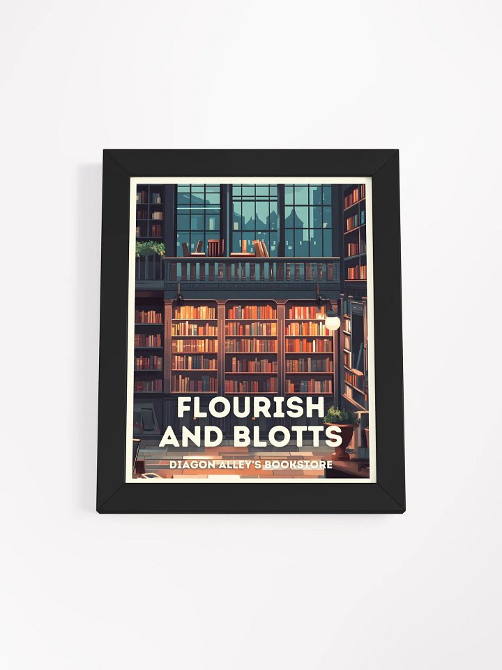 Magical Bookstore Vintage Travel Poster product image (1)