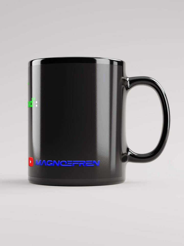 Black Glossy Mug - PythonCode product image (2)