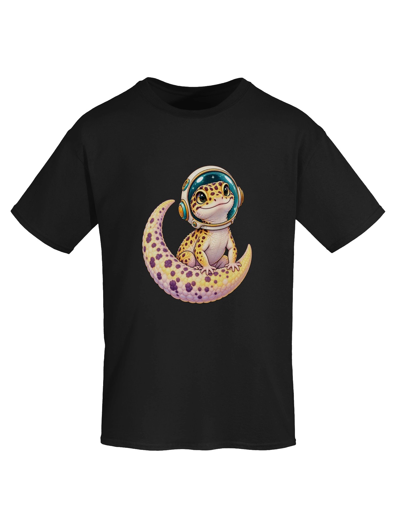 Astronaut Leopard Gecko Moon T-Shirt product image (5)