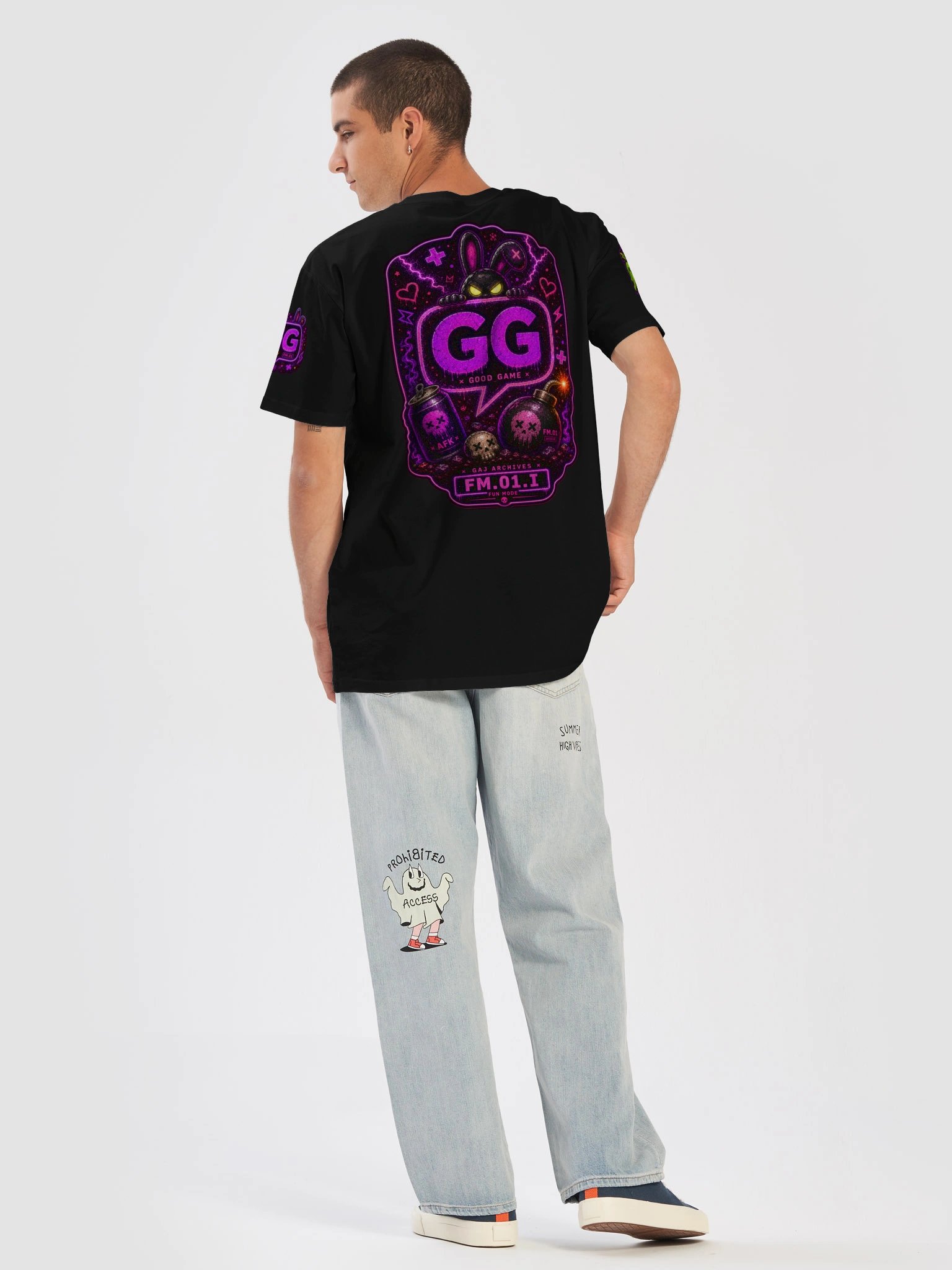 FUN MODE - Pause. Respawn. Repeat. GG Tee product image (6)