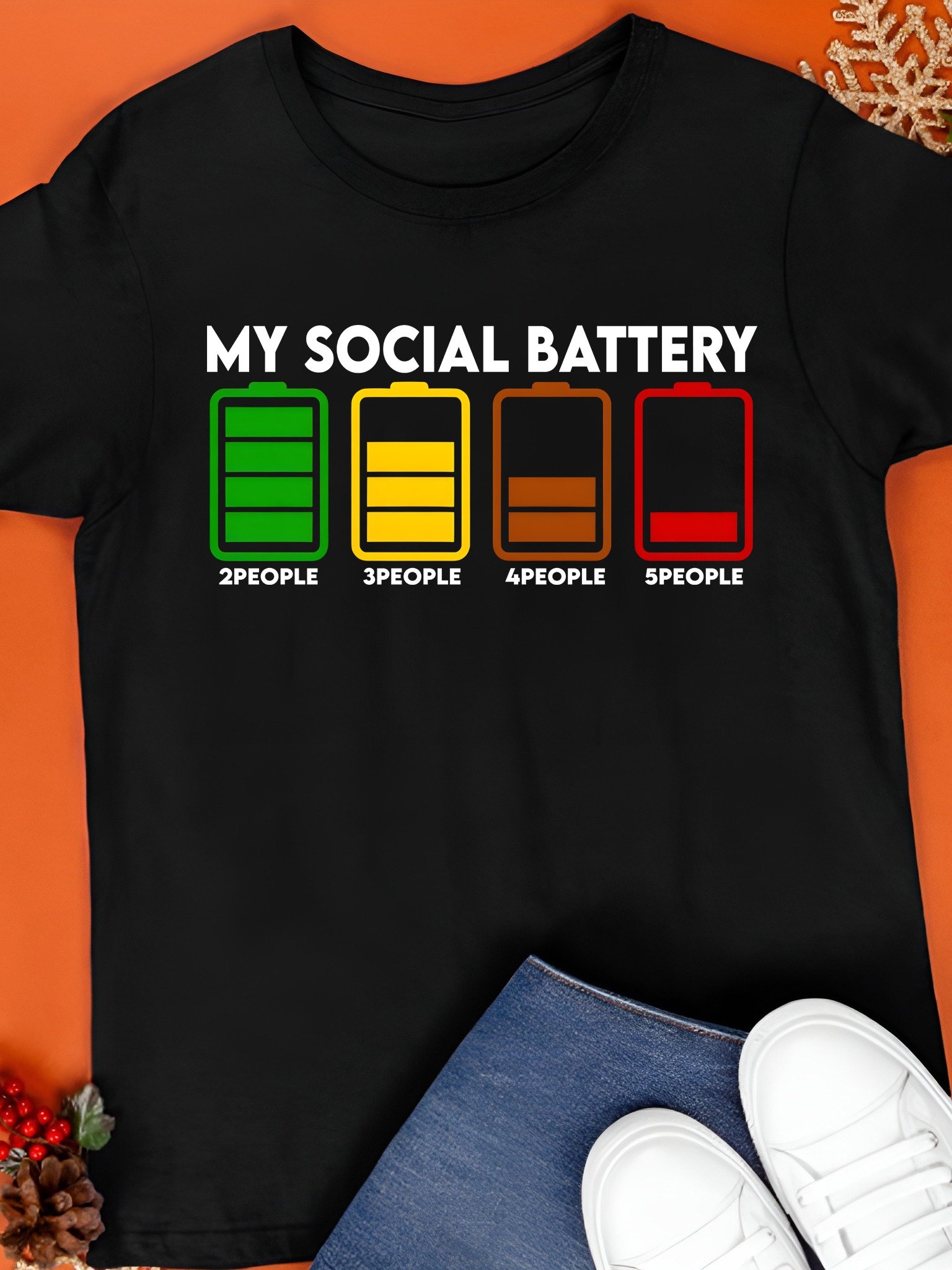 My Social Battery Shirt product image (1)