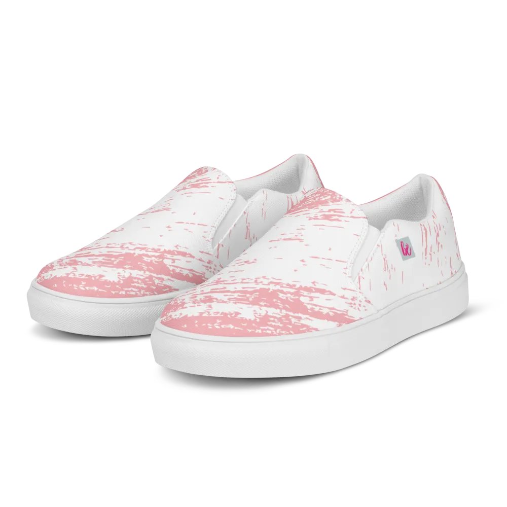 Women'sBrushstroke Pink Slip-Ons product image (6)