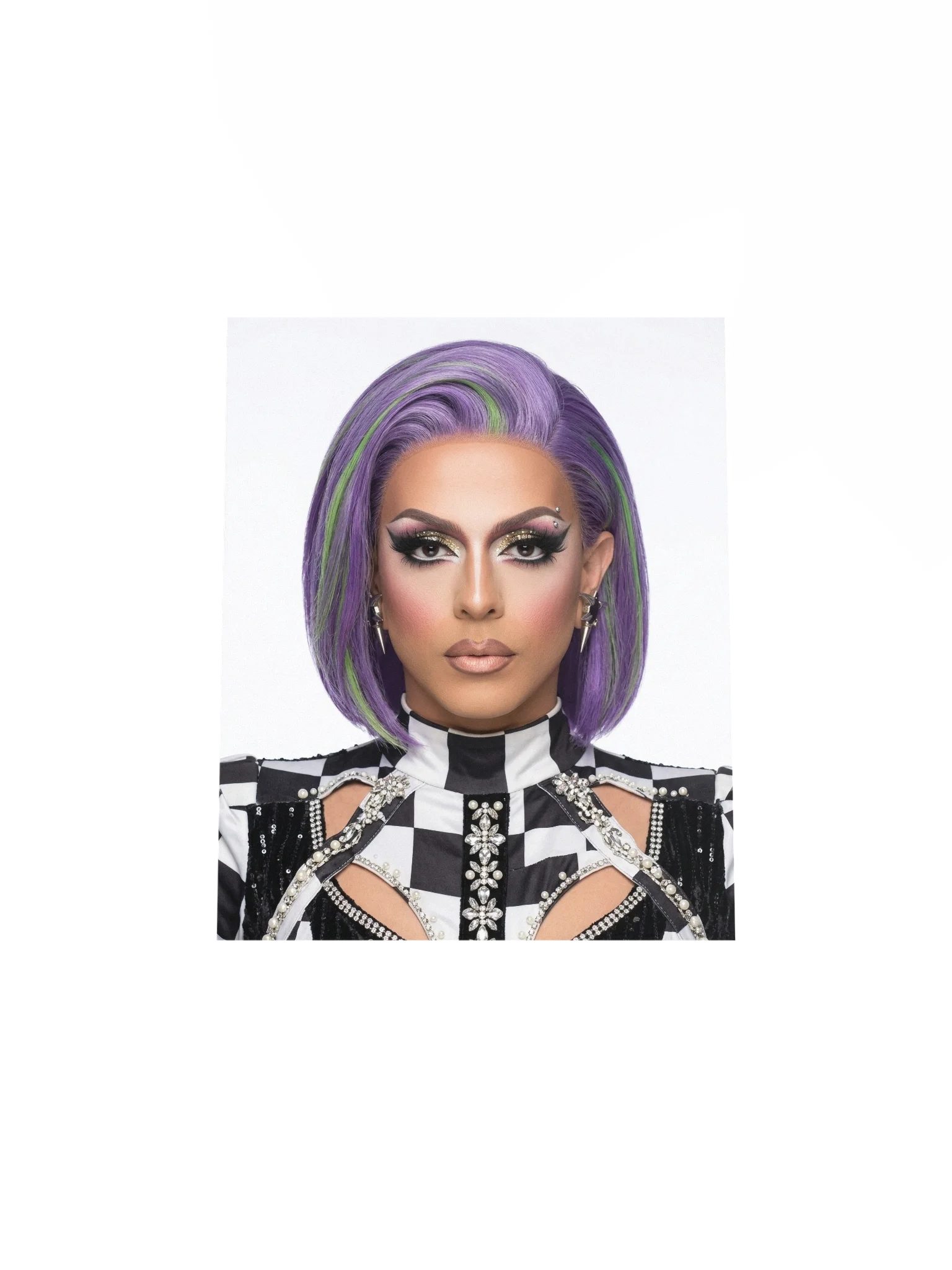 "Checkered Glam" Headshot 8x10 Promo product image (4)