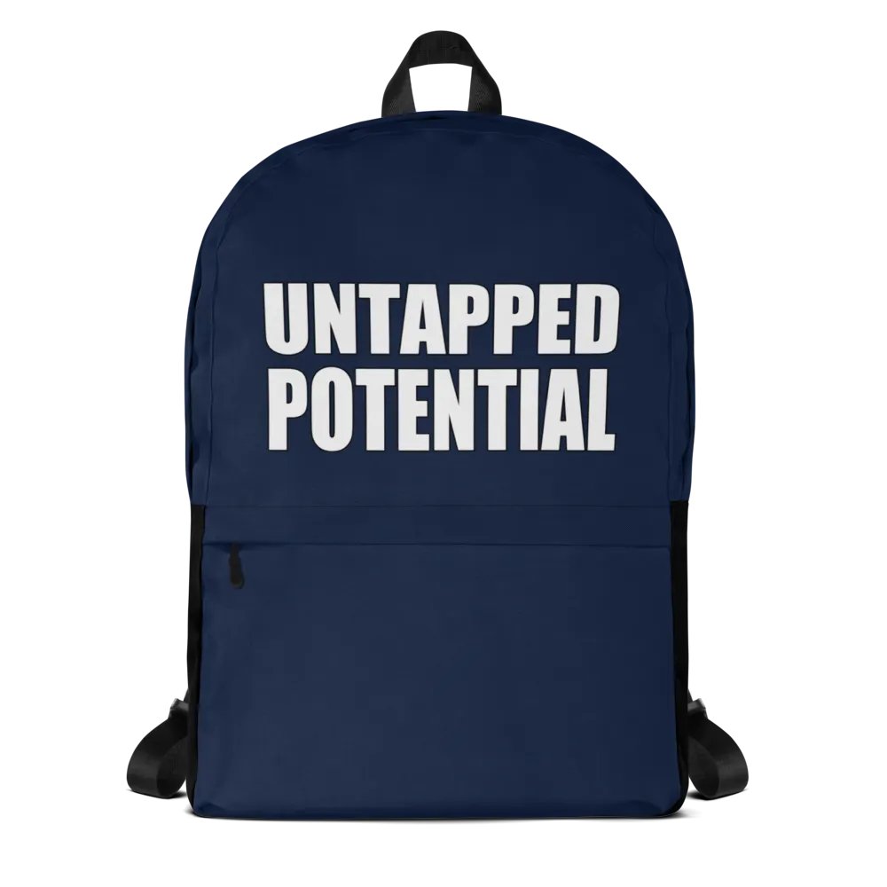 Untapped Potential Navy Blue Backpack product image (1)