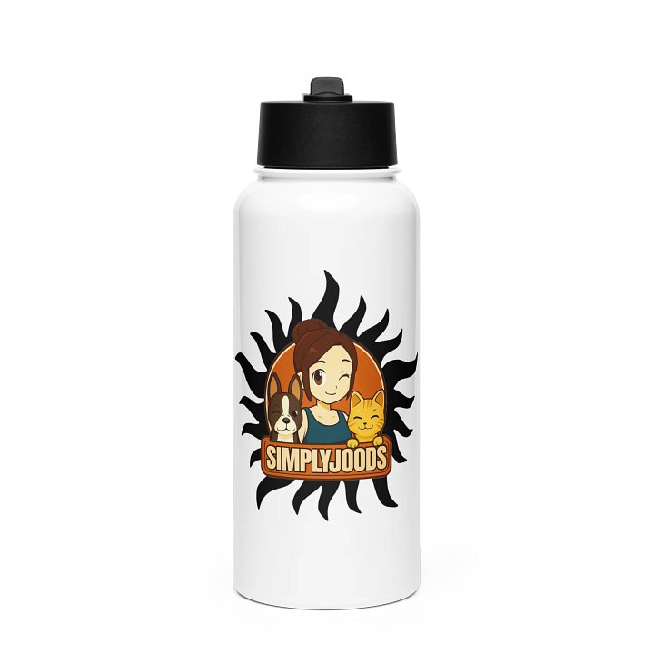 Simply Joods Logo with Symbol Water Bottle product image (1)