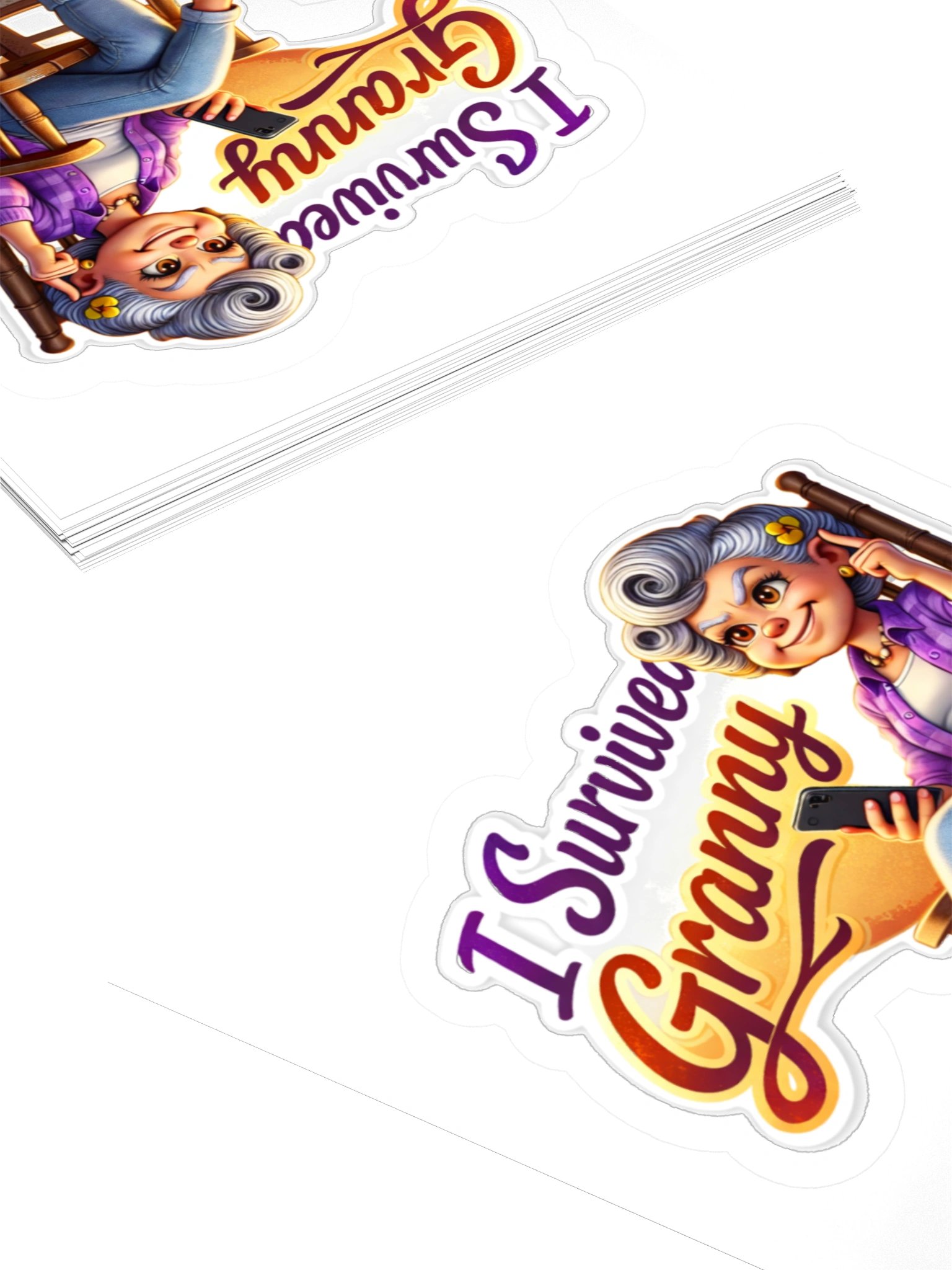 I Survived Granny Sticker product image (4)